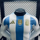 Camisa Argentina 2024/25 I Home - Jogador Manga Longa