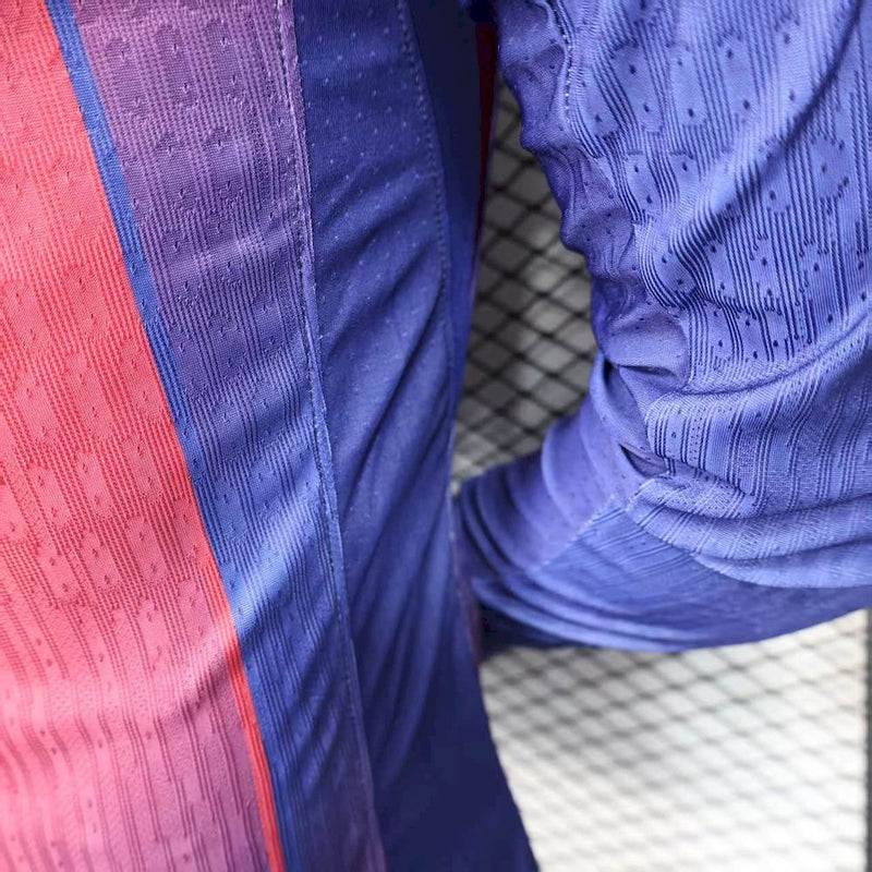 Camisa Barcelona 2025/26 I Home - Nike Manga Longa Jogador
