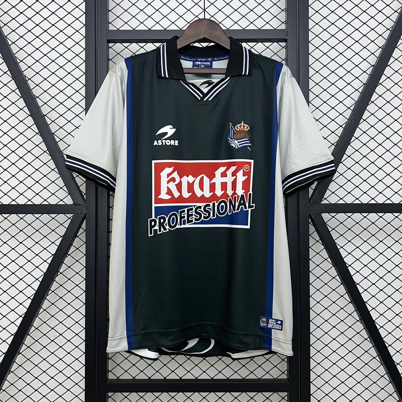 Camisa Retrô Real Sociedad 2000/2002 II Away - Verde