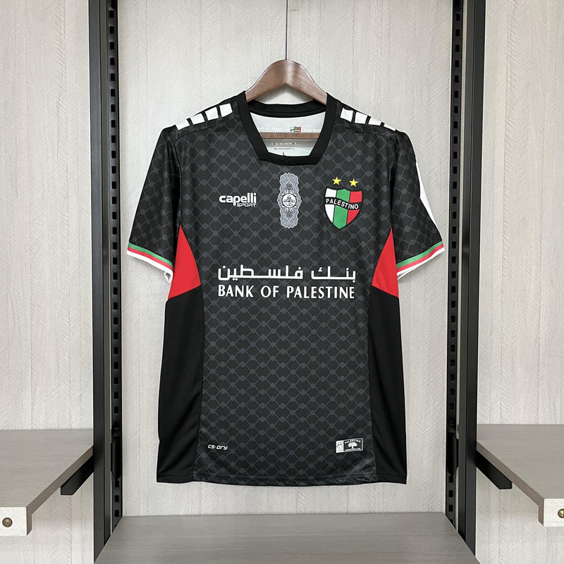 Camisa Palestino 2024/25 II Away - Torcedor - Preta