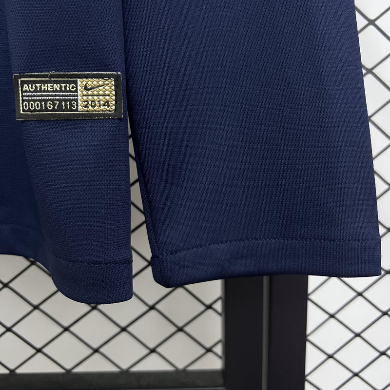 Camisa Retrô França 2014 Copa do Mundo I Home - Manga Longa