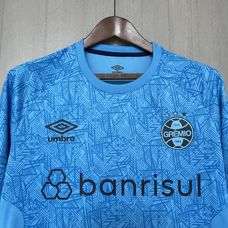 Camisa Grêmio 2024/25 Treino Azul Claro - Torcedor