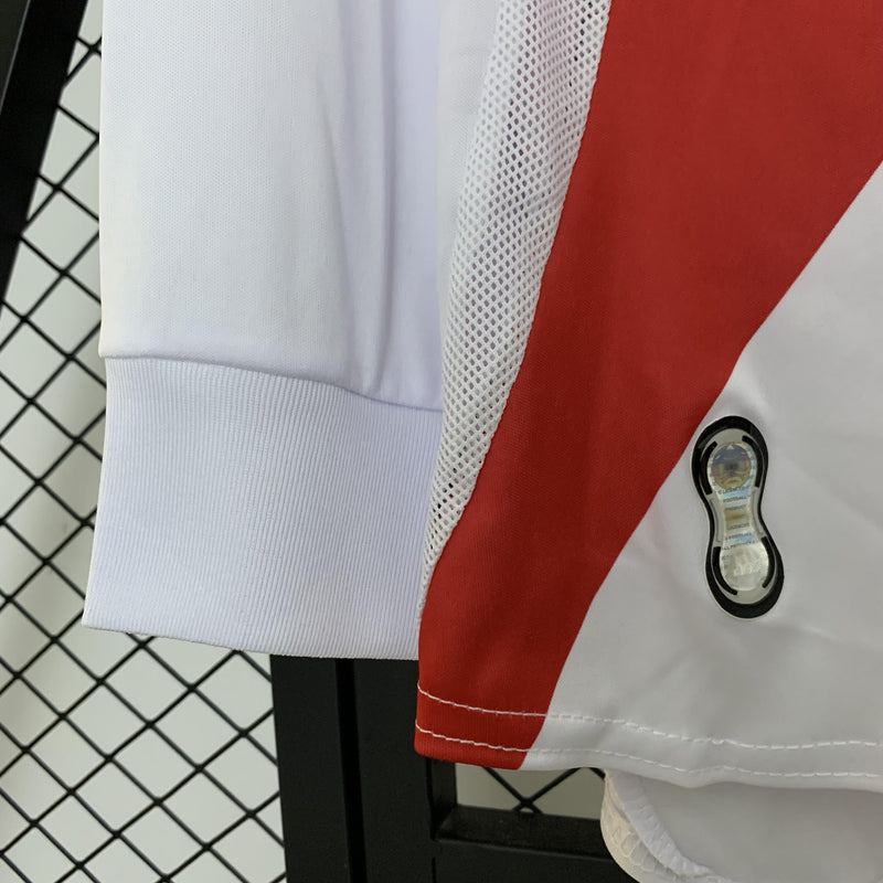 Camisa Retrô River Plate 2006/2007 I Home - Manga Longa Adidas
