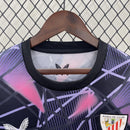 Camisa Athletic Bilbao 24/25 Pré-Jogo - Torcedor - Roxa