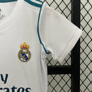Conjunto Infantil Retrô - Real Madrid 2017/18 I Home