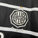 Camisa Olimpia 25/26 II Away - Torcedor - Preta - Todos Patrocínios