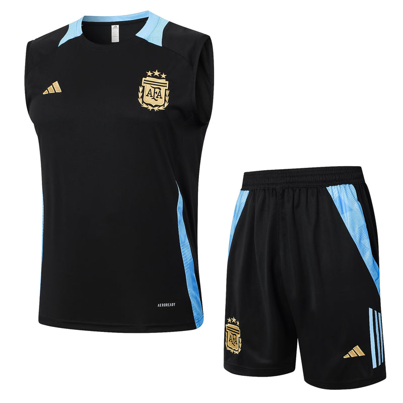 24/25 Conjunto Treino Argentina - Regata - Preto