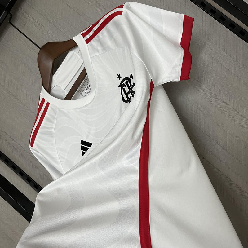 Camisa Flamengo 2024/25 II Away - Feminina - Branca