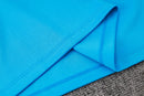 23/24 Conjunto Treino Chelsea - Frio Zíper Curto - Azul Celeste