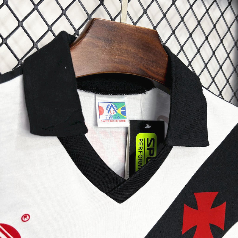 Camisa Retrô Vasco 1988 II Away - Finta - Branca