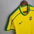 Camisa Retrô Brasil 1998 I Home - Amarela - Nike