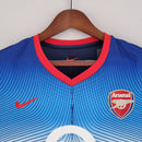 Camisa Retrô Arsenal 2002/2004 II Away - Azul - Nike