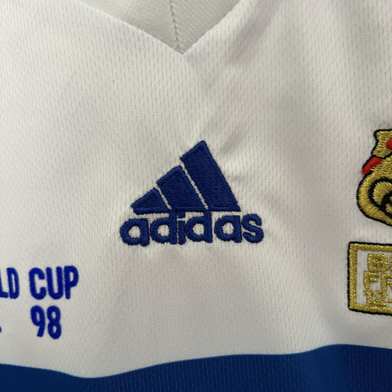 Conjunto Infantil Retrô - Fiorentina 1998 II Away - Branca
