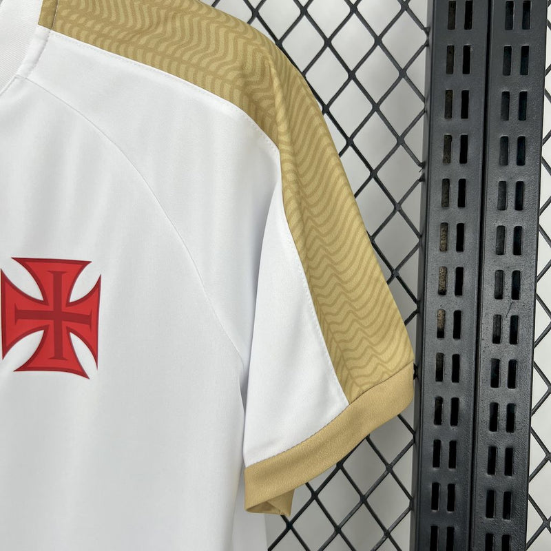 Camisa Vasco 25/26 Supporter Branca e Dourada - Torcedor