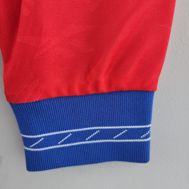 Camisa Retrô Chile 1998 I Home - Manga Longa Reebok