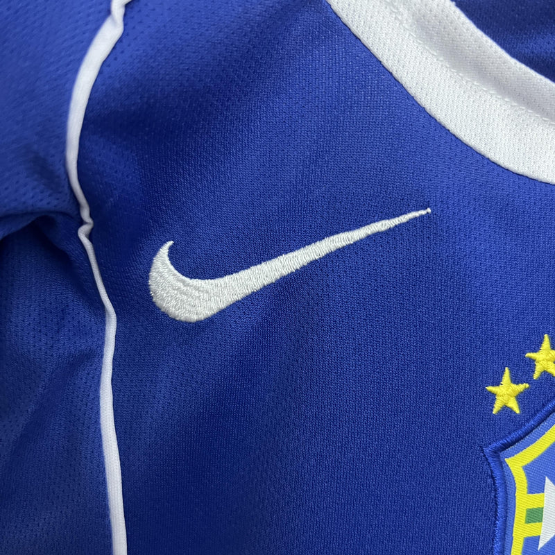 Conjunto Infantil Retrô - Brasil 2004 II Away