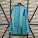 Camisa Retrô Barcelona 1996/1997 II Away - Azul - Manga Longa Kappa