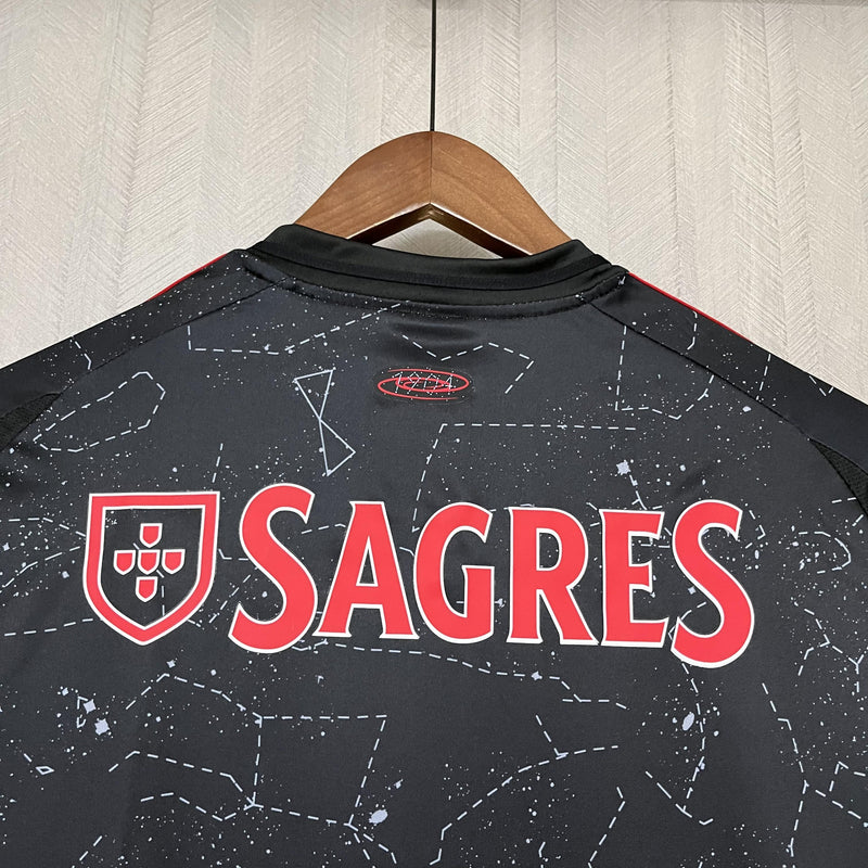 Camisa Benfica 2024/25 II Away - Torcedor - Preta