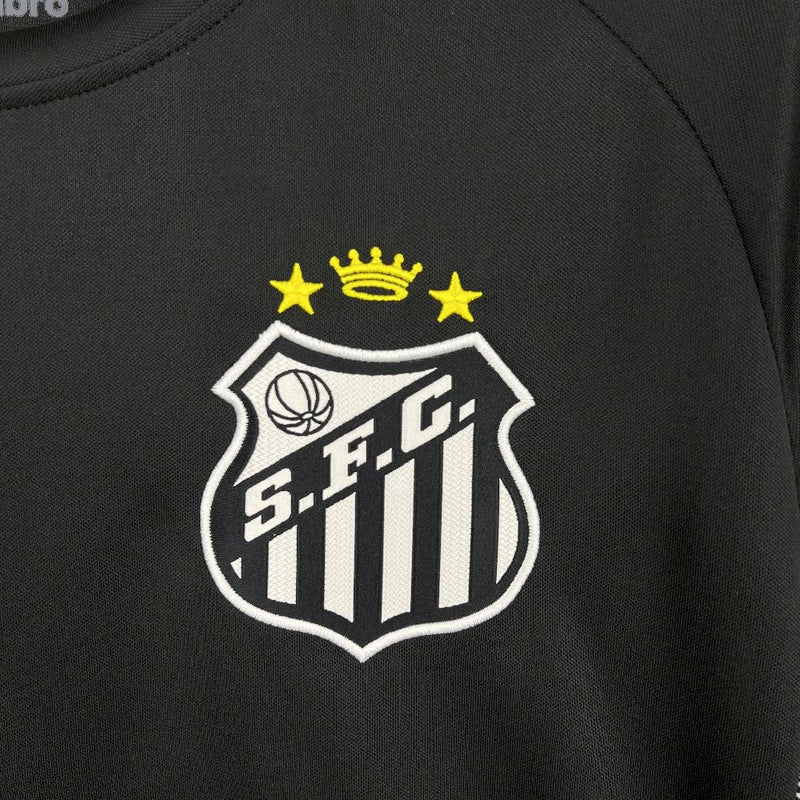 Camisa Santos 2025/26 Preta Goleiro - Torcedor