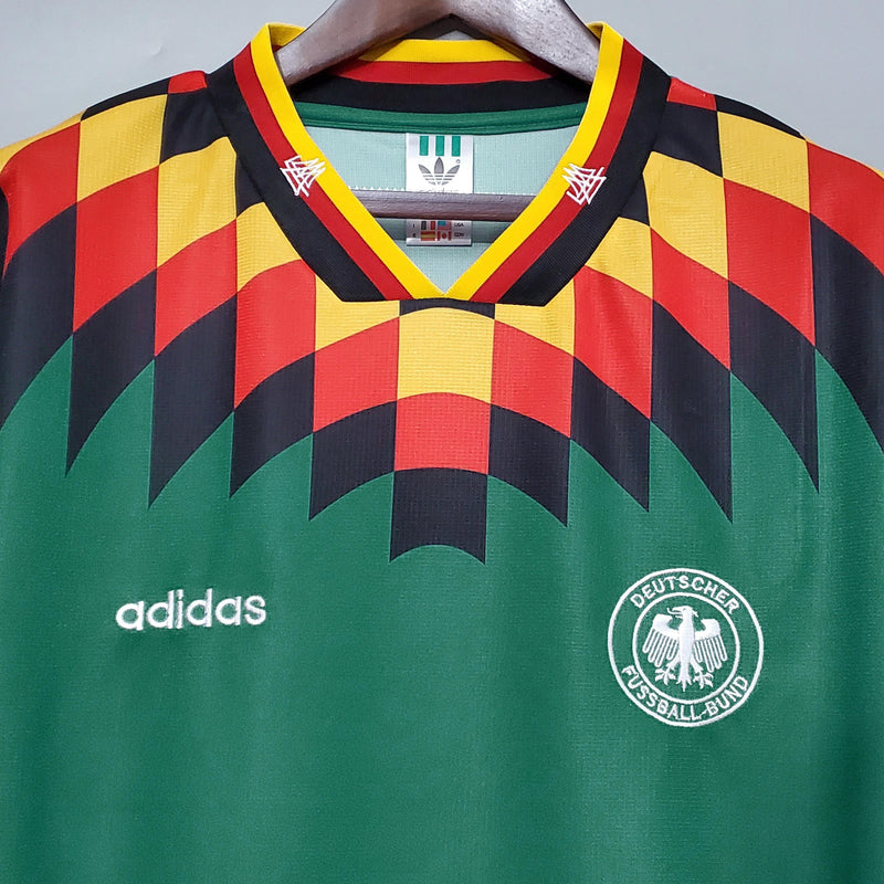 Camisa Retrô Alemanha 1994 II Away - Verde - Adidas