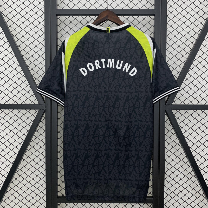 Camisa Retrô Borussia Dortmund 1995/1996 II Away - Preta - Nike