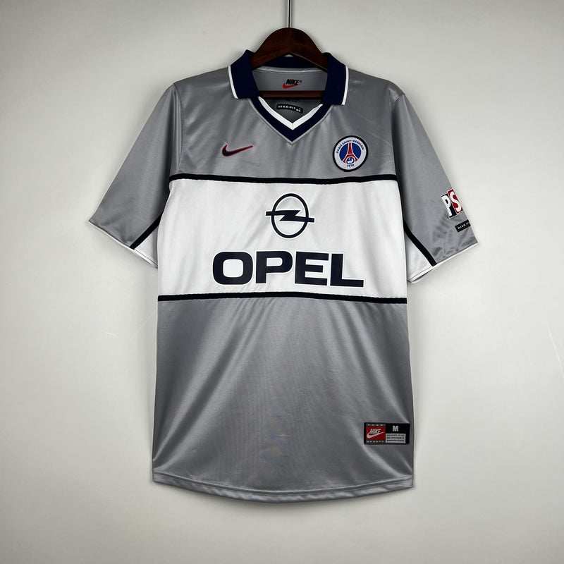 Camisa Retrô PSG 1990/2000 II Away - Cinza - Nike