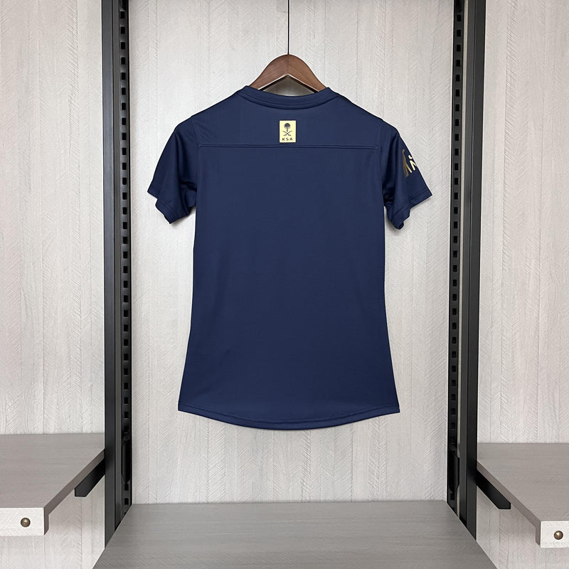 Camisa Al Nassr 23/24 II Away - Feminina - Azul