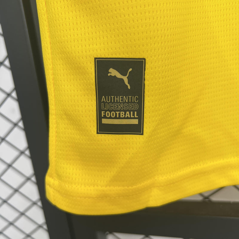 Camisa Girona 25/26 II Away - Torcedor - Amarela