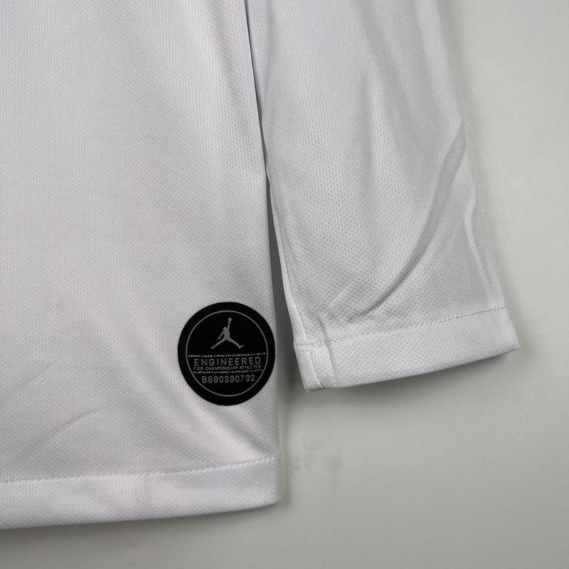 Camisa Retrô PSG 2018/2019 II Away - Nike Jordan Manga Longa