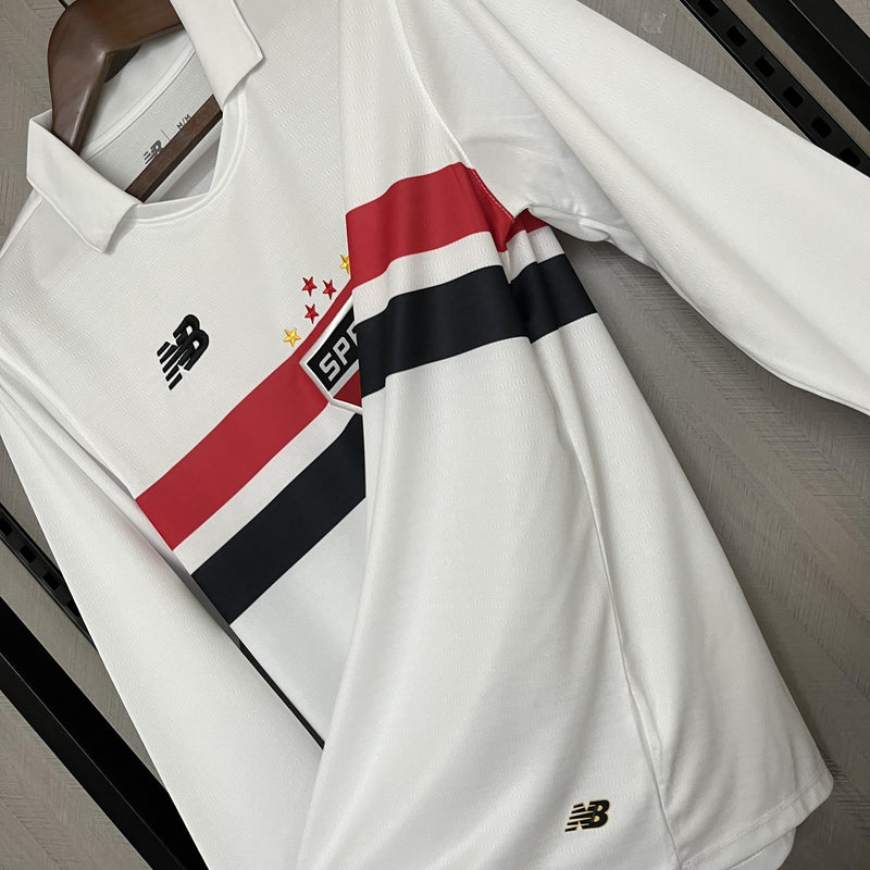 Camisa São Paulo 2024/25 I Home - Torcedor Manga Longa