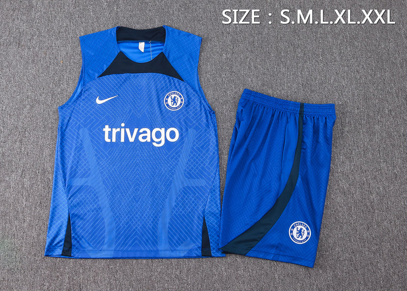 23/24 Conjunto Treino Chelsea - Regata - Azul