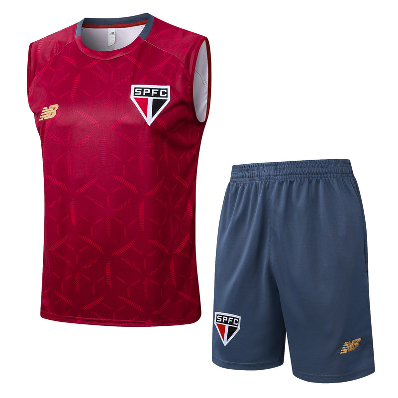 25/26 Conjunto São Paulo Regata - Vinho