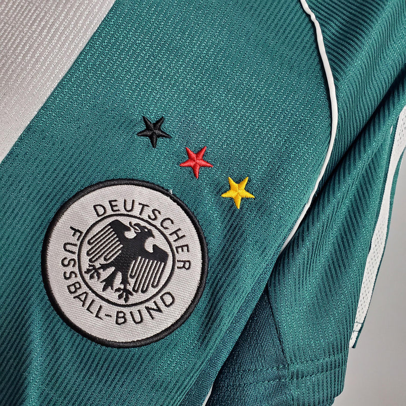 Camisa Retrô Alemanha 1998 II Away - Verde - Adidas