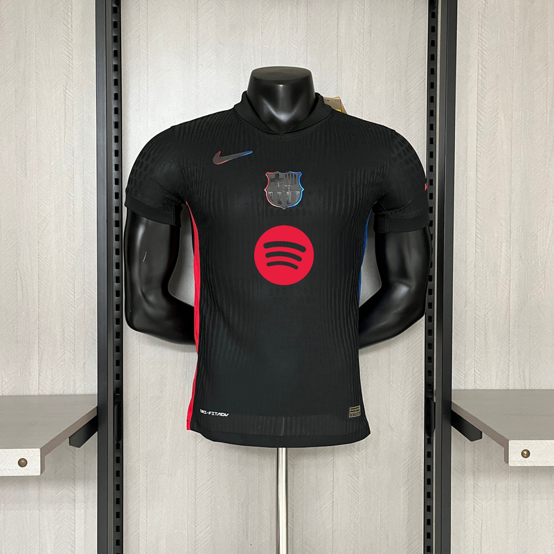 Camisa Barcelona 2024/2025 II Away - Preta - Jogador