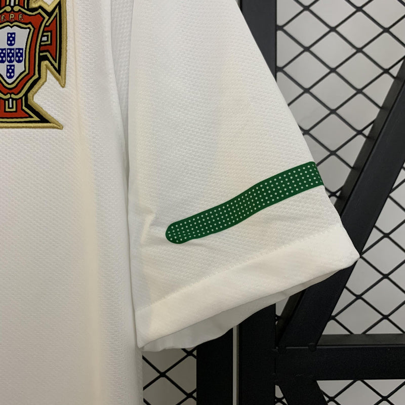 Camisa Retrô Portugal 2010 II Away - Branca