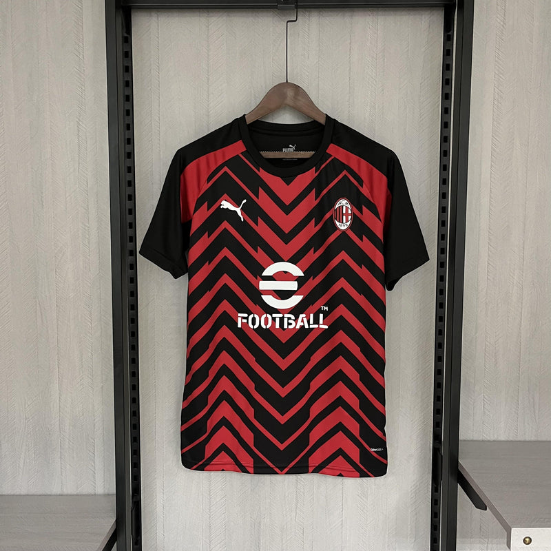 Camisa Milan 2023/24 Pré-Jogo - Torcedor