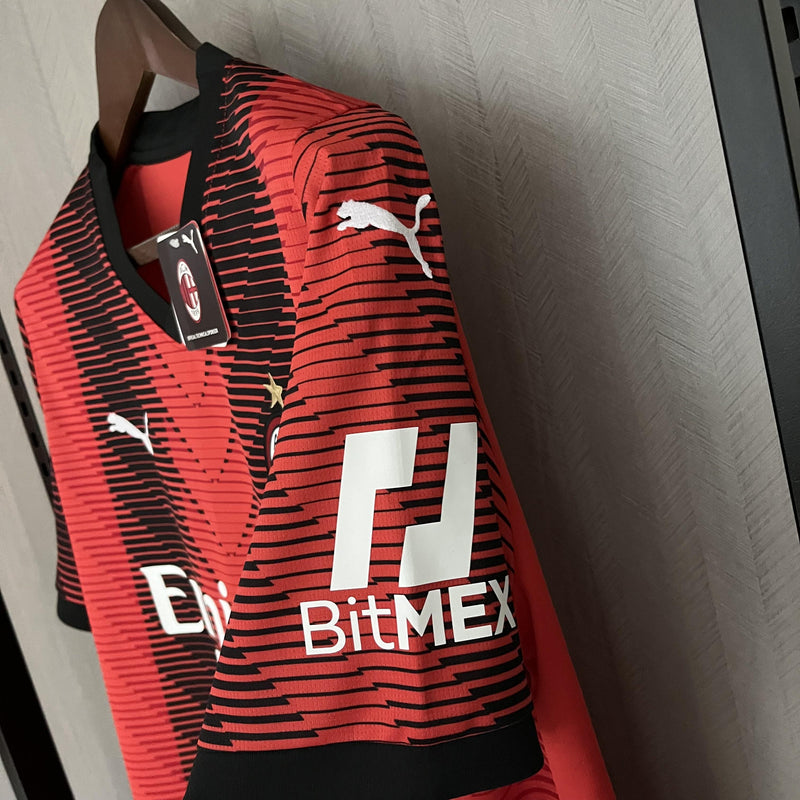 Camisa Milan 2023/24 I Home - Torcedor