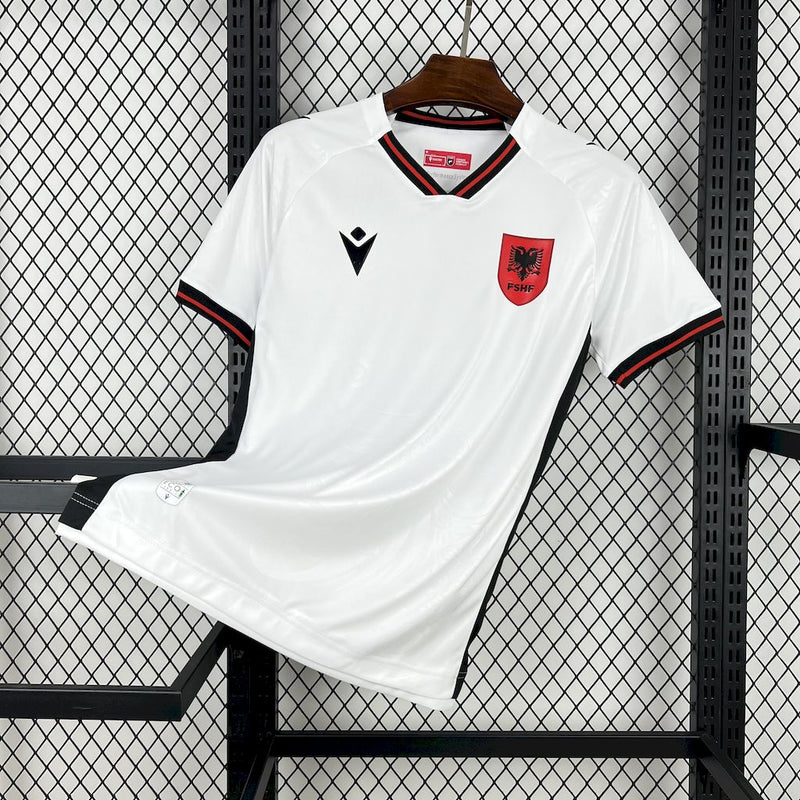 Camisa Albânia 2025/26 II Away - Torcedor - Branca