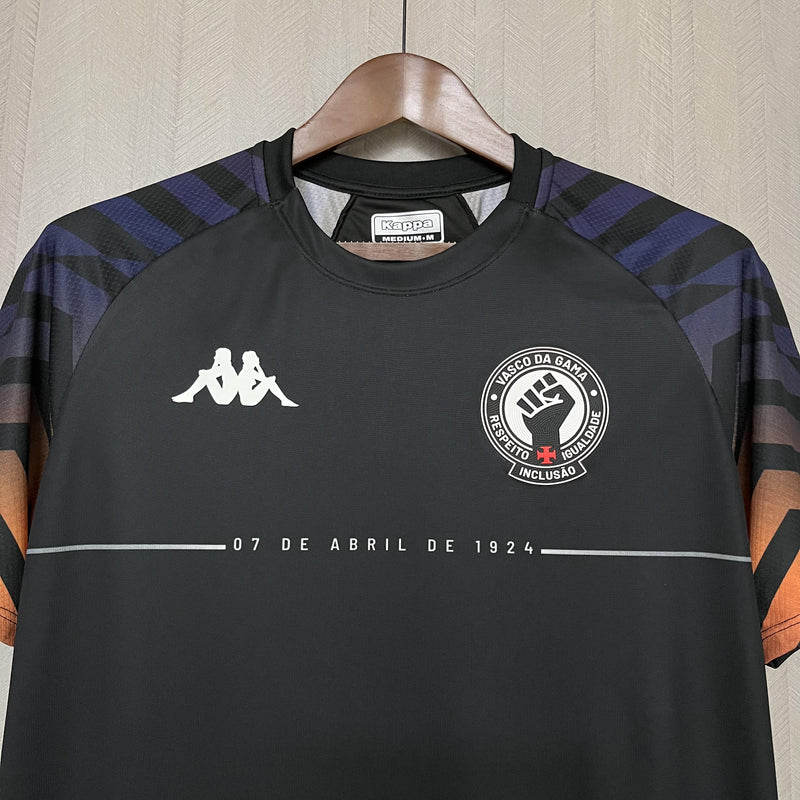 Camisa Vasco 2024/25 Aquecimento - Torcedor - Preta