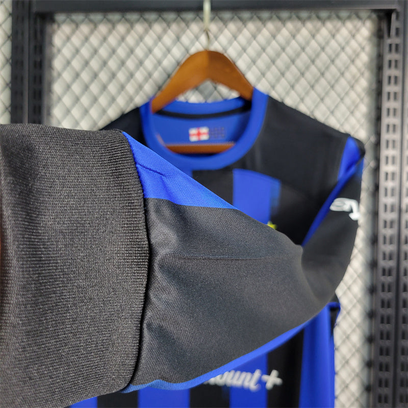 Camisa Inter de Milão 2023/24 I Home - Manga Longa Torcedor