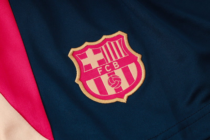 24/25 Conjunto Treino Barcelona - Regata - Rosa