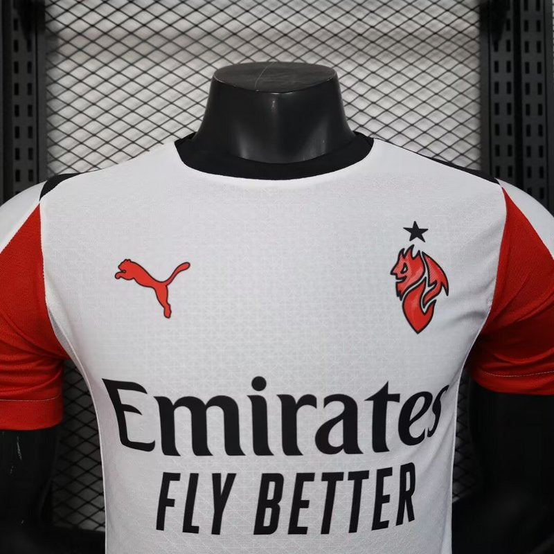Camisa Milan 2025/26 II Away - Jogador - Branca