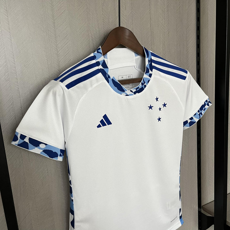 Camisa Cruzeiro 2024/25 II Away - Feminina - Branca