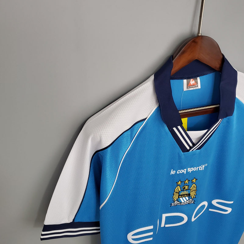 Camisa Retrô Manchester City 1999/2001 I Home - Le Coq Sportif