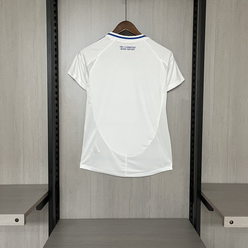Camisa Cruzeiro 2025/26 II Away - Torcedor - Branca - Feminina