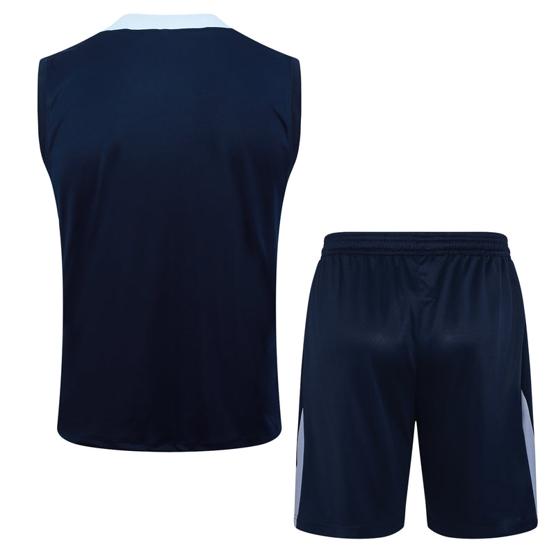 24/25 Conjunto Treino França- Regata - Azul Marinho