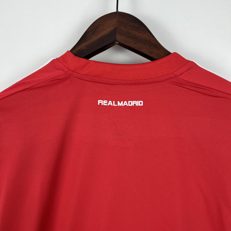 Camisa Retrô Real Madrid 2011/2012 III Third Vermelha - Manga Longa Adidas
