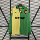 Camisa Retrô Manchester United 1992/1994 III Third - Canarinha - Manga Longa Umbro