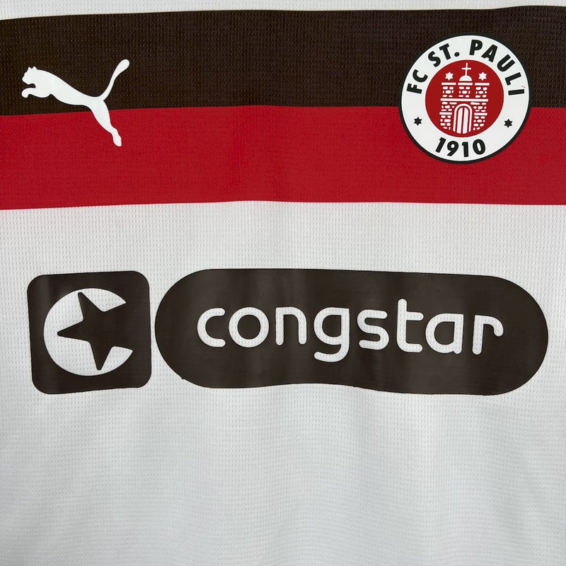 Camisa St. Pauli II Away - Torcedor - Branca