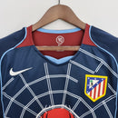 Camisa Retrô Atlético de Madrid 2004/2005 Homem-Aranha II Away - Azul - Nike
